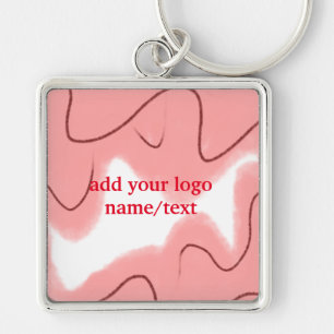 COLERFUL CUTE HEART NAME KEYCHAIN