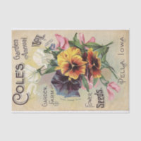 Cole's Garden Annual 1897 Flowers Vintage Catalogu