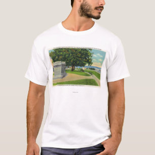 Coles Hill View of Mayflower Burial Monument T-Shirt