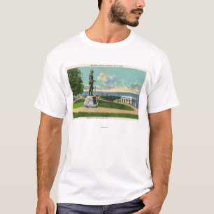 Coles Hill View of the Massasoit Statue T-Shirt
