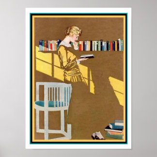 Coles Phillips Art Deco " Fade Away Girl " 12 x 16 Poster