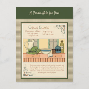 Coleslaw Postcard