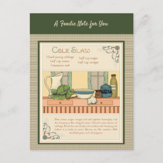 Coleslaw Postcard