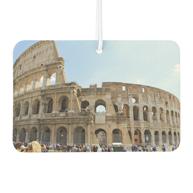 Colesseum Postcard Car Air Freshener (Front)