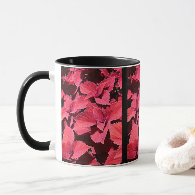 Coleus Close-up  Mug (With Donut)