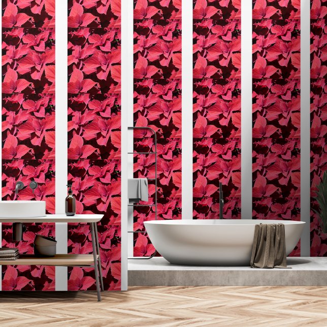 Coleus Close-up  Wallpaper (Bathroom)
