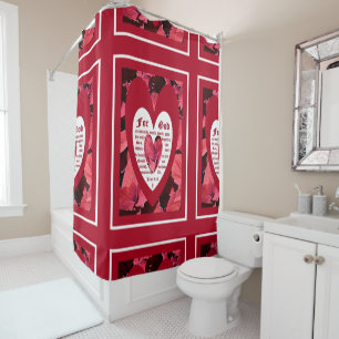 Coleus Close-up with John 3:16 Shower Curtain