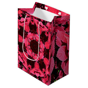 Coleus Closeup Kaleidoscope Medium Gift Bag