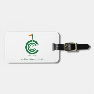 Colfax Country Club Luggage Tag