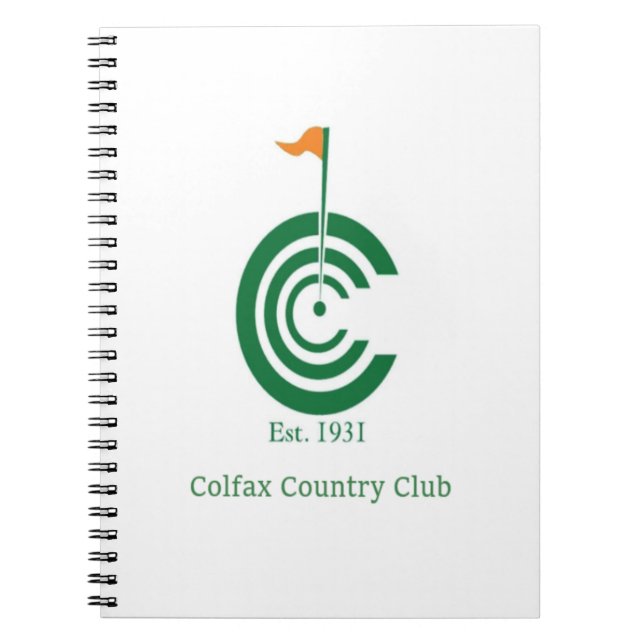 Colfax Country Club Notebook (Front)