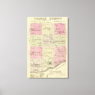 Colfax County, Nebraska Canvas Print