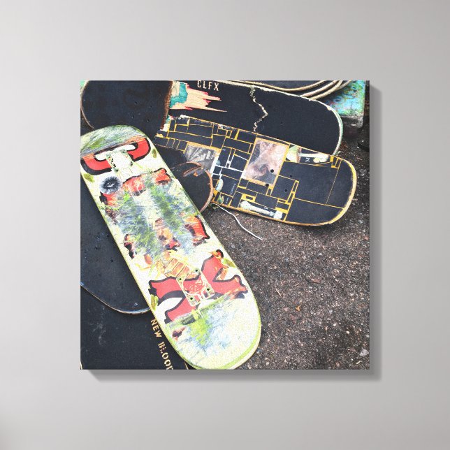colfax skateboards canvas print (Front)