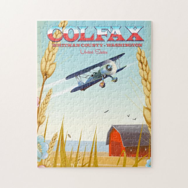 Colfax Whitman County, Washington, United States Jigsaw Puzzle (Vertical)