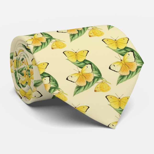 Colias Statira Butterfly Tie (Rolled)
