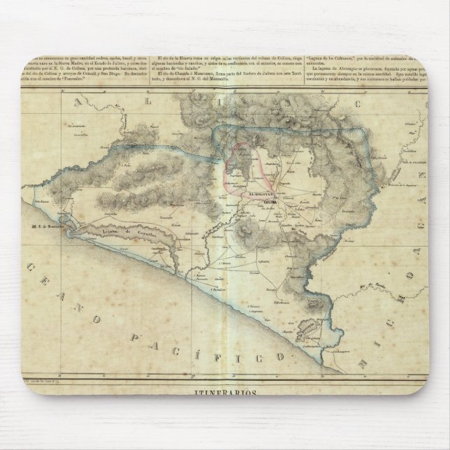 Colima, Mexico Mouse Mat (Front)