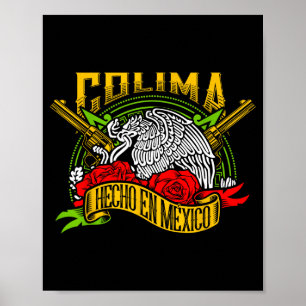Colima México Souvenir Hispanic Heritage Month Mex Poster
