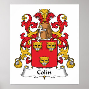 Colin Family Crest Poster