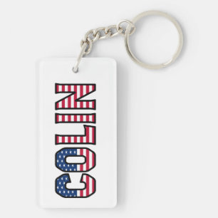 Colin Name Vorname USA Flagge Anhänger Schlüssel Key Ring