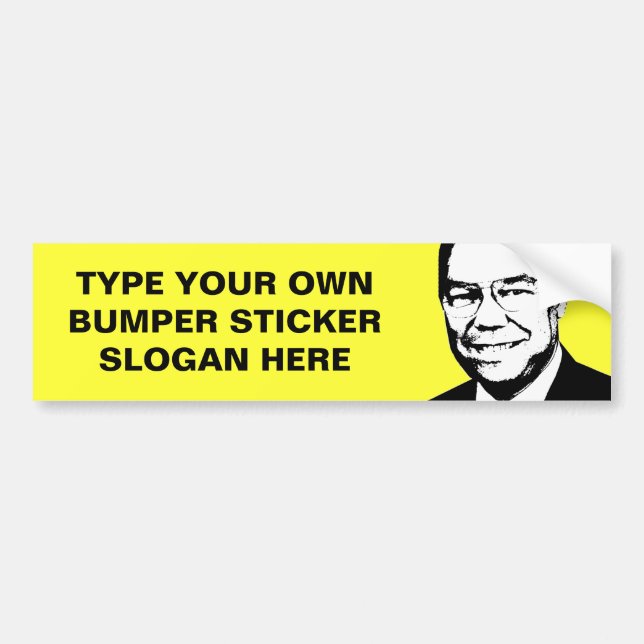 Colin Powell Bumper Sticker (Front)