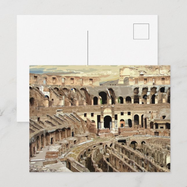 Coliseum Colosseum Rome Italy #4 Postcard (Front/Back)