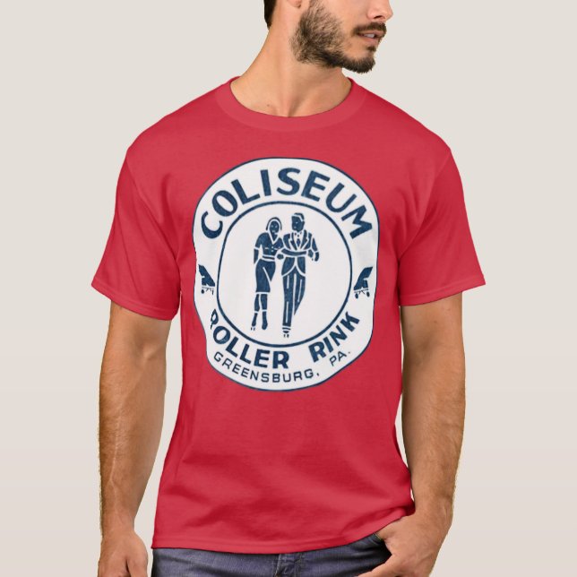 Coliseum Roller Rink - Greensburg, PA T-Shirt (Front)