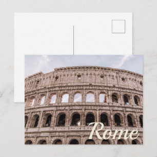 Coliseum Rome Holiday Postcard