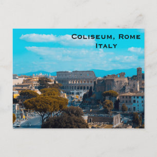 Coliseum, Rome, Italy Vintage Travel Tourism Add P Postcard
