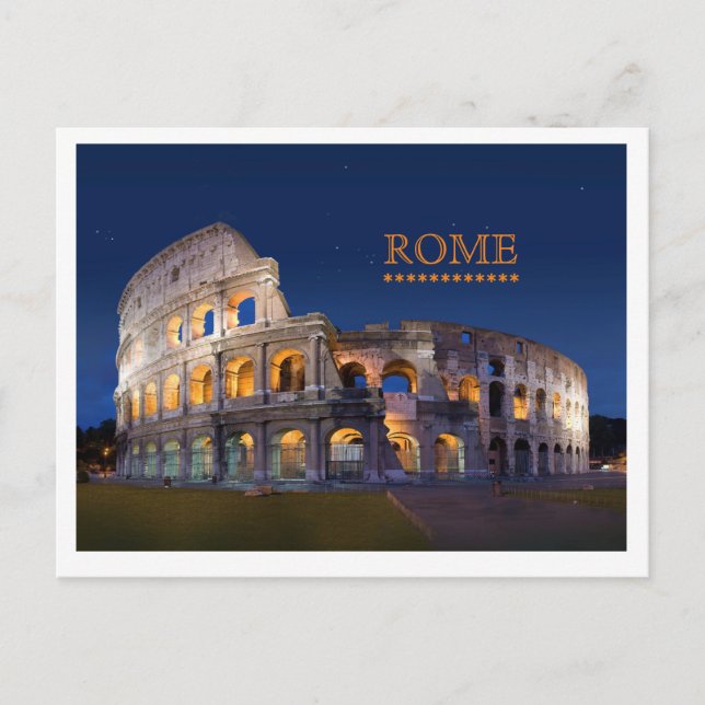 Coliseum Rome Post Card (Front)