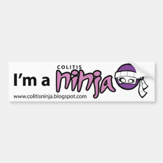 Colitis Ninja Bumper Sticker