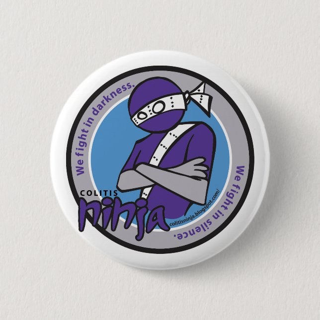 Colitis Ninja Pin (Front)