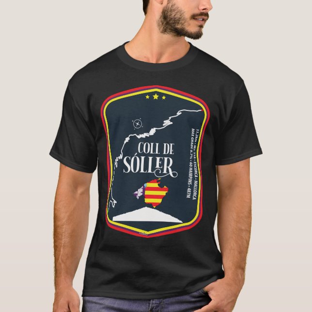 Coll De Soller Climb Mallorca Spain Ma-11A Trail M T-Shirt (Front)