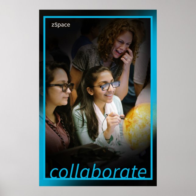 Collaborate - zSpace Poster, 20" x 30" Poster (Front)