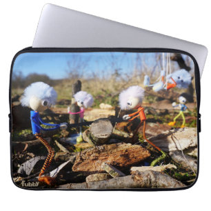 Collaboration by Fubby puppetry. Laptop Sleeve