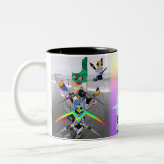 Collage 2017_01_04 & 2017_10_02 & 2017_12_28 Two-Tone coffee mug