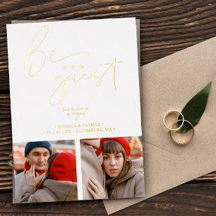 Collage 2 Photos Be Our Guest Romantic Wedding