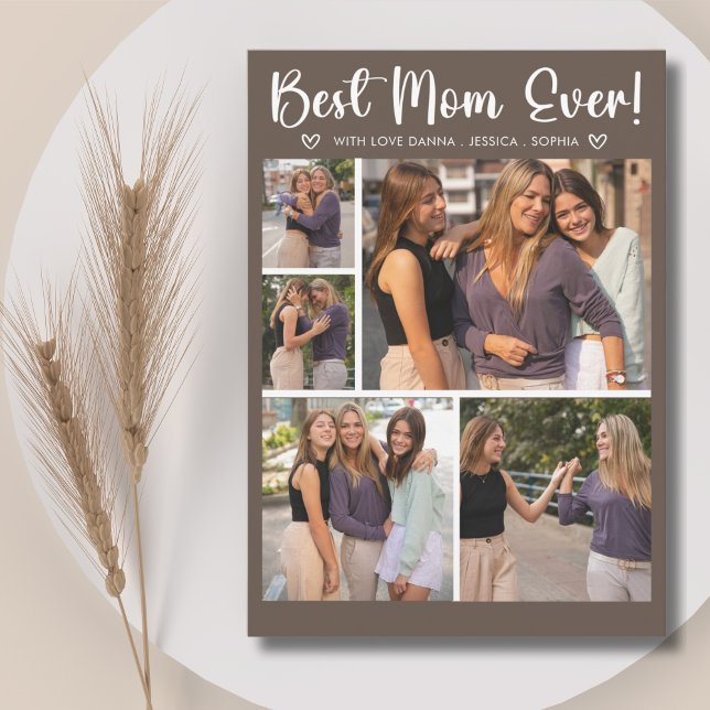 Collage 5 Photos Gift for Mother's Day Invitation (Creator Uploaded)