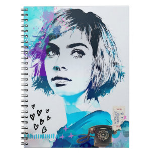 Collage Admit One Notebook Journal