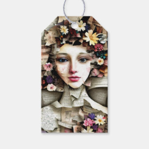 Collage Art   A Gift for You To and From Gift Tags