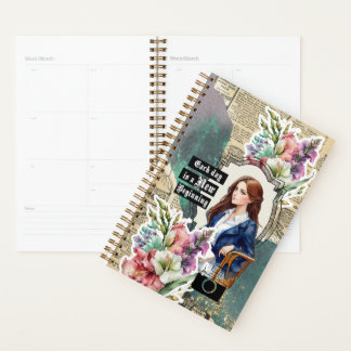 Collage Art August, Gladiolus Planner