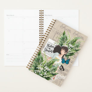 Collage Art May, Lily of the Valley Planner