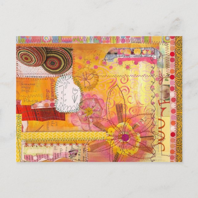 Collage Art Postcard (Front)
