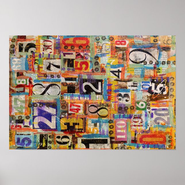 Collage Art Poster or Decoupage Paper (Front)