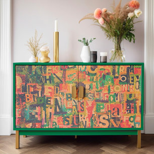 Collage Art Wrapping or Decoupage Paper