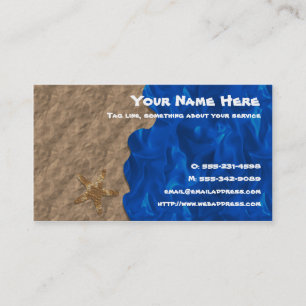Collage Beach business card