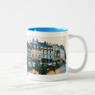 Collage: “Beaune, France” Two-Tone Coffee Mug