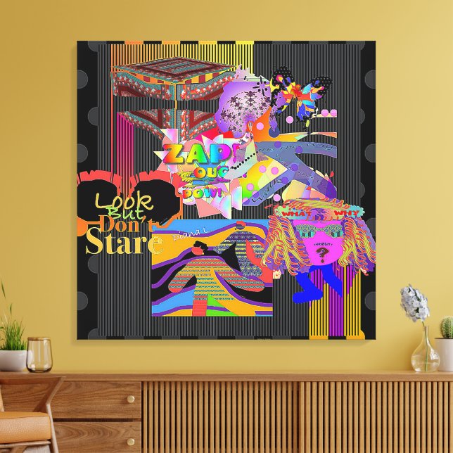 COLLAGE  CANVAS PRINT (Insitu(LivingRoom))