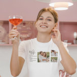 Collage Couple Photo & Lovely Romantic Wife Gift T-Shirt<br><div class="desc">Collage Couple Photo & Lovely Romantic Wife Gift</div>