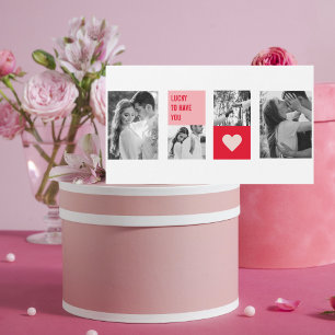 Collage Couple Photo   Modern Valentines Gift