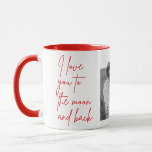 Collage Couple Photo & Romantic Quote Love You Mug