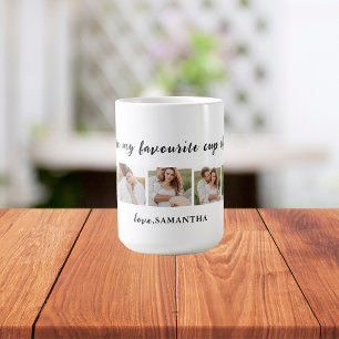 Collage Couple Photo & You Are My Cup Of Tea Quote